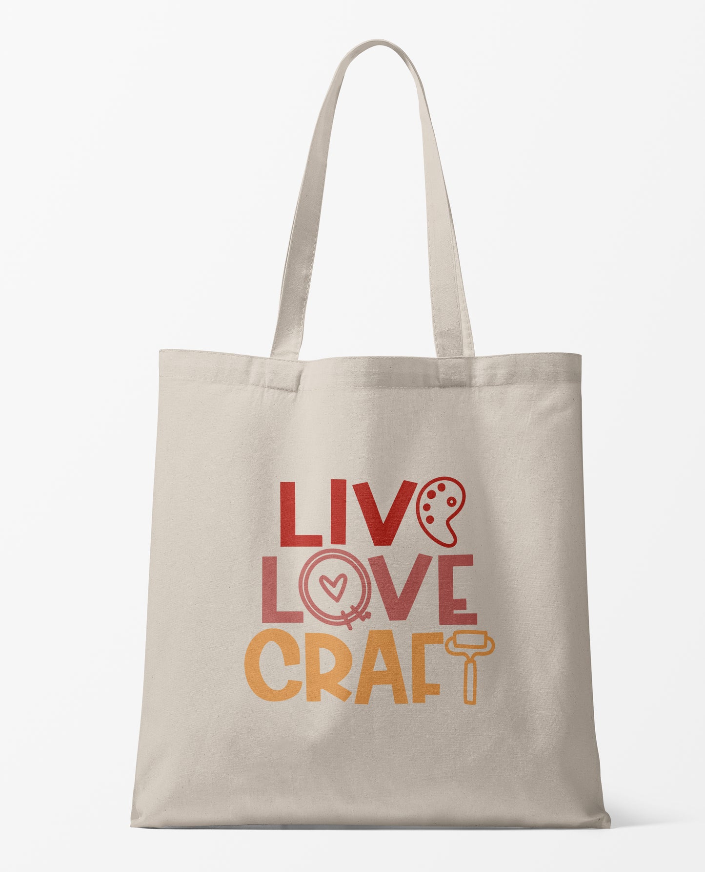 Live Love Craft Tote Bag