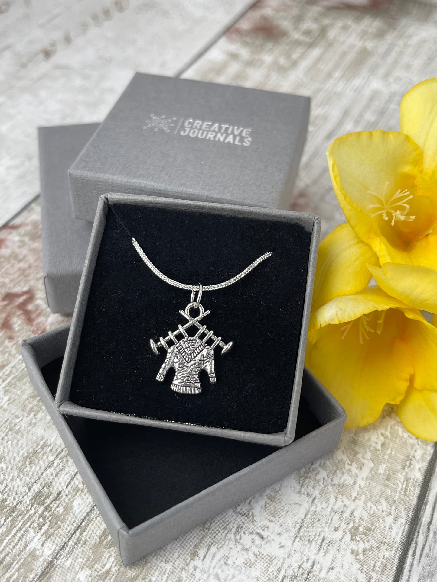 Knitted Jumper Charm Necklace