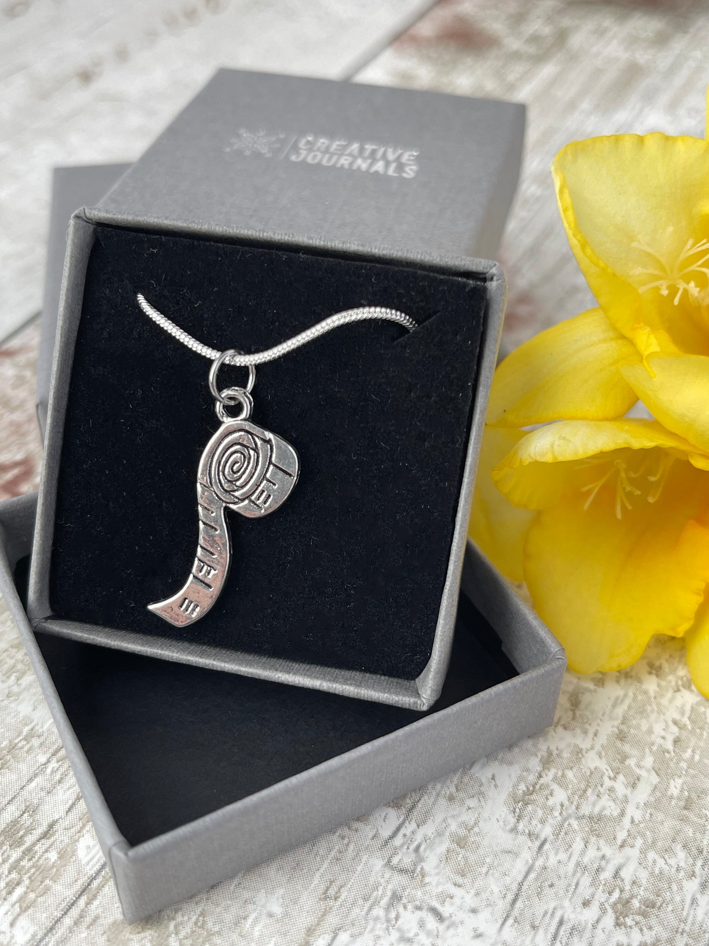 Measuring Tape Charm Necklace