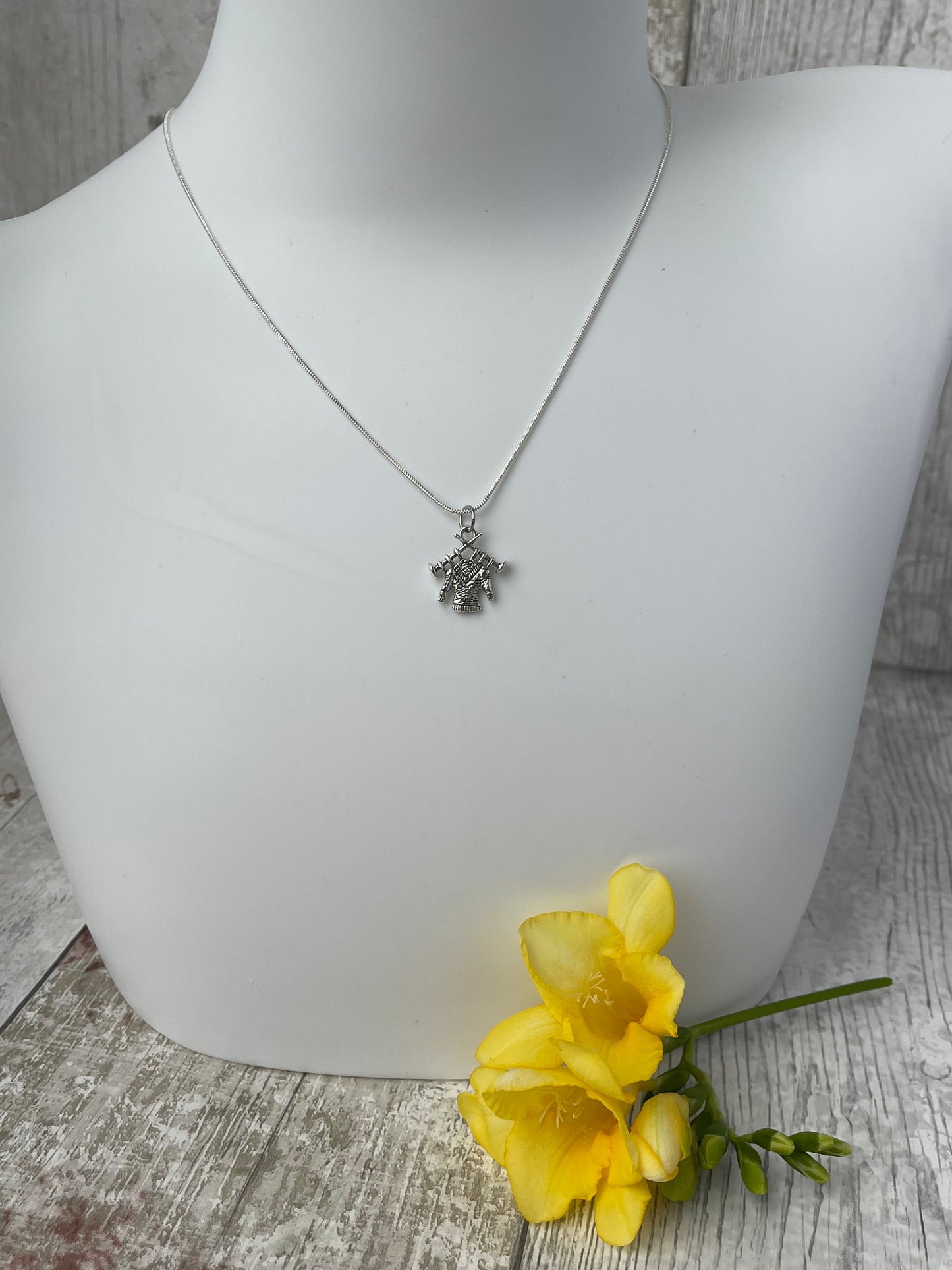 Knitted Jumper Charm Necklace