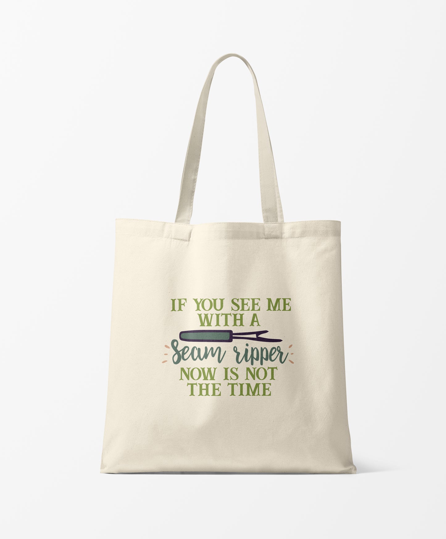 If you see me with Seam Ripper Tote Bag