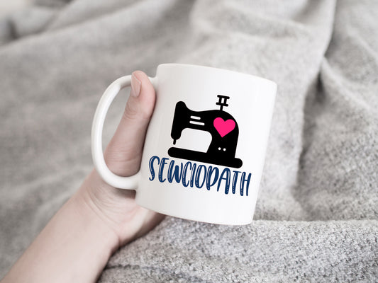 Sewciopath Sewing Machine Mug