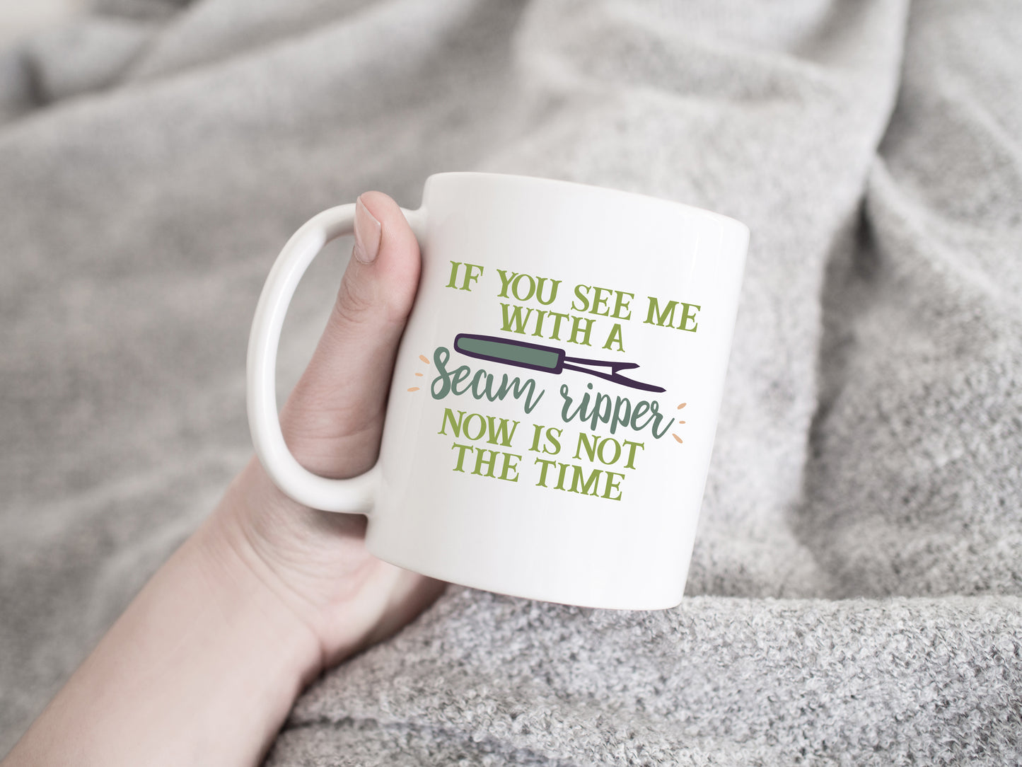 If you see me with Seam Ripper Mug